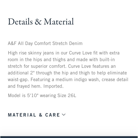 ✨2x HP✨ Abercrombie Curve Love Skinny Jean - Picture 4 of 12